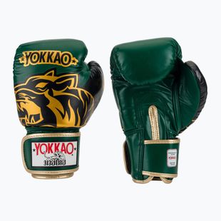 Рукавиці боксерські YOKKAO Original Boxing Gloves forest green