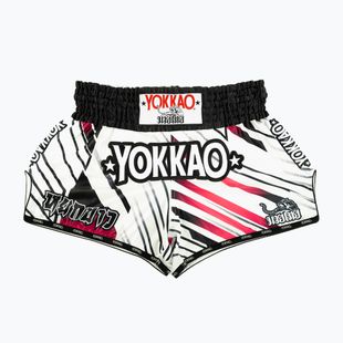 Шорти для тренувань чоловічі YOKKAO Power Muay Thai white