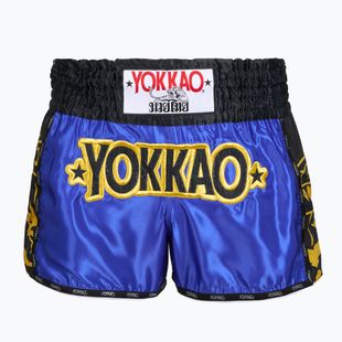 Чоловічі тренувальні шорти YOKKAO Original Muay Thai electric blue