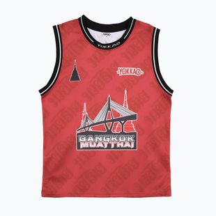 Футболка для тренувань чоловіча YOKKAO Basket Bridge Tank Top red