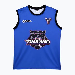 Футболка для тренувань чоловіча YOKKAO Tiger Workout Tank Top blue