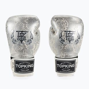 Рукавиці воксерські Top King Muay Thai Super Star Snake білі TKBGSS-02A-WH