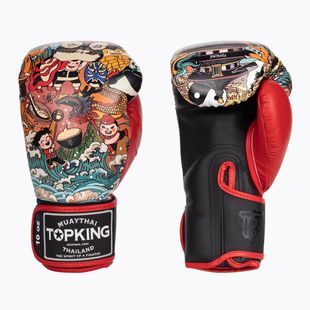 Рукавиці боксерські Top King Boxing Culture black/red TKBGCT-SL-2C3