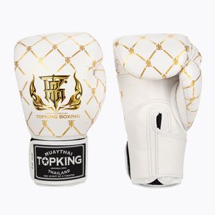 Рукавиці боксерські Top King Boxing Chain white/gold