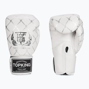 Рукавиці боксерські Top King Boxing Chain white/silver