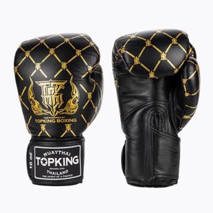 Рукавиці боксерські Top King Boxing Chain black/gold