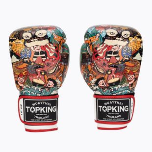 Рукавиці боксерські Top King Boxing Culture white/red TKBGCT-1C1