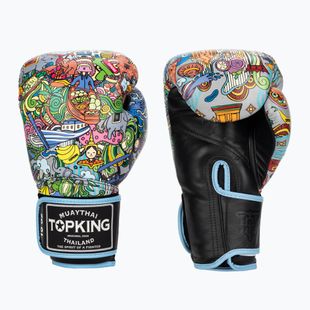 Рукавиці боксерські Top King Boxing Culture black/blue