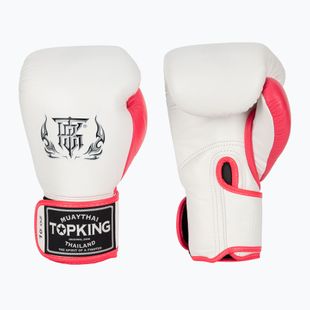 Рукавиці боксерські Top King Boxing Reborn white/pink