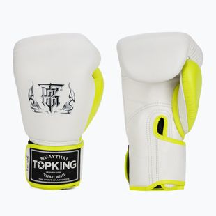Рукавиці боксерські Top King Boxing Reborn white/yellow
