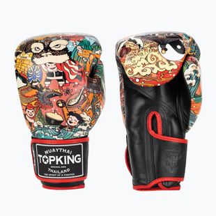Рукавиці боксерські Top King Boxing Culture black/red TKBGCT-2C2