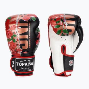 Рукавиці боксерські Top King Boxing Rose white/black