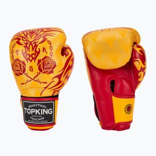 Рукавиці боксерські Top King Boxing Dragon yellow