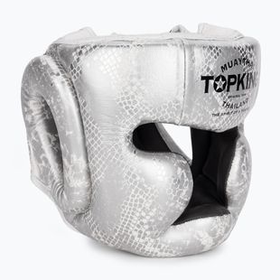 Шолом боксерський Top King Super Star white/silver