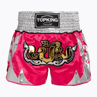 Шорти для тренувань Top King Thai Boxing pink/white