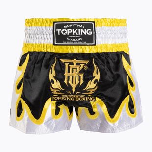 Шорти для тренувань Top King Thai Boxing black/gold/white