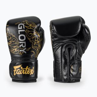 Fairtex Glory Kickboxing Competition Тренувальні боксерські рукавички чорні/золоті