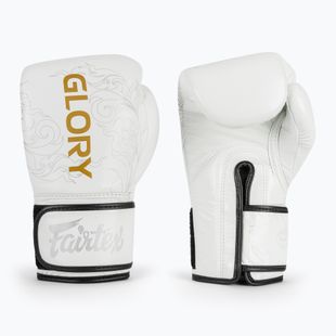 Fairtex Glory Kickboxing Competition Тренувальні боксерські рукавички білі