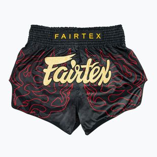 Шорти для тренувань з таїландського боксу Fairtex BS1920 'Lava' чорні