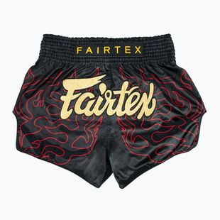 Шорти для тренувань з таїландського боксу Fairtex BS1921 "Вулкан" чорні