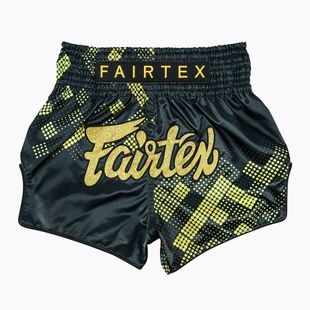 Тренувальні шорти для муай-тай Fairtex S1931 Heart of Gold чорні/золоті