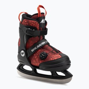 Ковзани дитячі K2 Rink Raven Boa Jr red