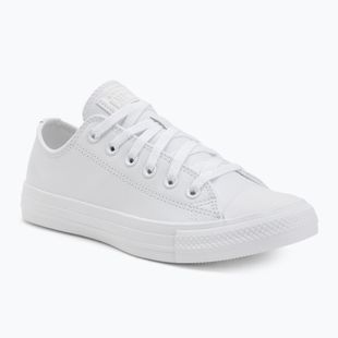 Кеди Converse Chuck Taylor All Star Leather white mono