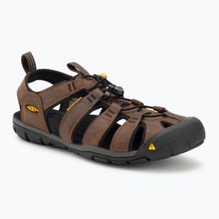 Сандалі чоловічі KEEN Clearwater Cnx Leather dark earth/black