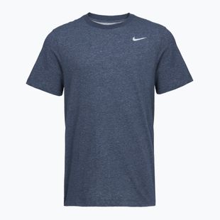 Футболка чоловіча Nike Dri-Fit smokey obsidian heather/matte silver