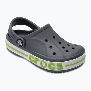 Шльопанці дитячі Crocs Bayaband Clog Kids charcoal
