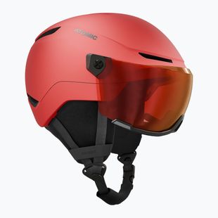 Шолом лижний дитячий Atomic Revent Visor Jr red/red flash