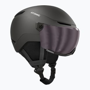 Шолом лижний дитячий Atomic Revent Visor Jr black/red flash