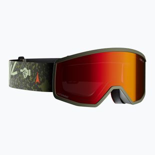 Окуляри лижні дитячі Atomic Four Jr Flash graphic/olive/red flash