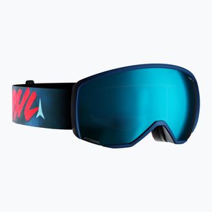Окуляри лижні дитячі Atomic Revent S Flash Jr graphic/ocean/blue flash