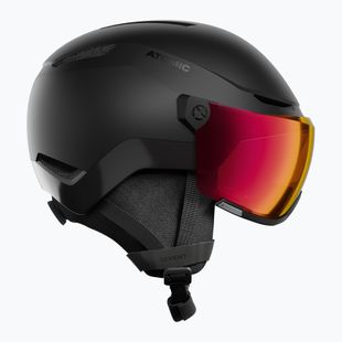 Шолом лижний Atomic Revent Visor Photo black/red photo