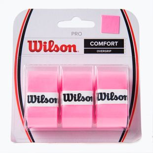 Обмотки для тенісних ракеток Wilson Pro Comfort Overgrip 3 шт. рожеві WRZ4014PK+