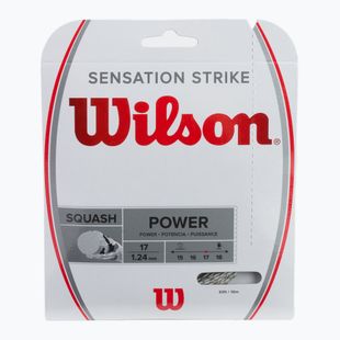 Струна для сквошу Wilson Sq Sensation Strike 17 10 м біла WRR943200+