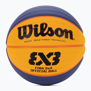 М'яч баскетбольний Wilson Fiba 3x3 Game blue/yellow розмір 6