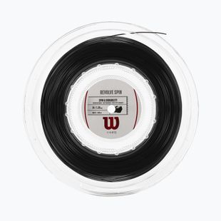 Тенісна струна Wilson Revolve Spin 16 200 m чорна WRZ907600