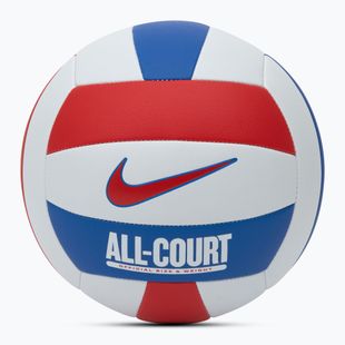 М'яч волейбольний Nike All Court Volleyball white/university red/game royal/university red розмір 5