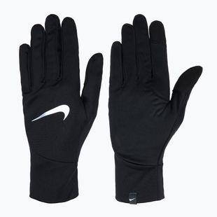 Рукавички для бігу чоловічі Nike Pacer Lightweight RG black/black/silver