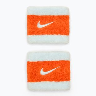 Напульсники Nike Swoosh Wristbands glacier blue/safety orange/glacier blue