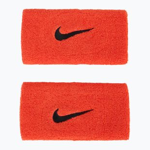 Напульсники Nike Swoosh Doublewide Wristbands 2 шт. bright crimson/cave purple