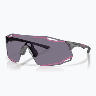 Окуляри сонцезахисні Oakley Cybr Dyno matte grey smoke/prizm grey with pink ink
