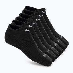 Чоловічі шкарпетки Nike Everyday Plus Cushioned No Show 6 pairs black/white