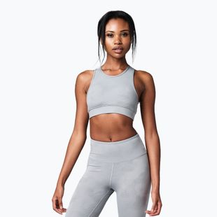 Бюстгальтер спортивний STRONG ID Drop And Give Me Camo сірий Z1T02603