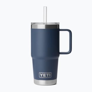 Термокружка YETI Rambler Straw 739 ml navy