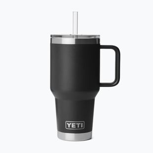Термокружка YETI Rambler Straw 1000 ml black