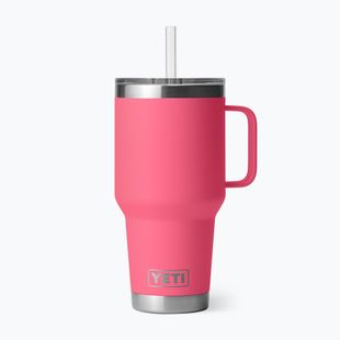 Термокружка YETI Rambler Straw 1000 ml tropical pink