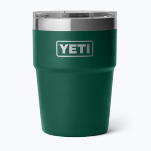 Термос YETI Rambler Stackable 473 ml black forest green